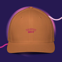 Load image into Gallery viewer, &quot;VANITY 2017&quot; Closed-back trucker cap