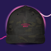 Load image into Gallery viewer, &quot;VANITY 2017&quot; Closed-back trucker cap