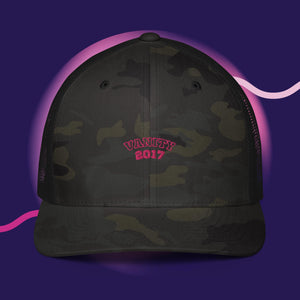 "VANITY 2017" Closed-back trucker cap
