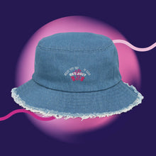 Load image into Gallery viewer, &quot;est 2017&quot; Distressed denim bucket hat