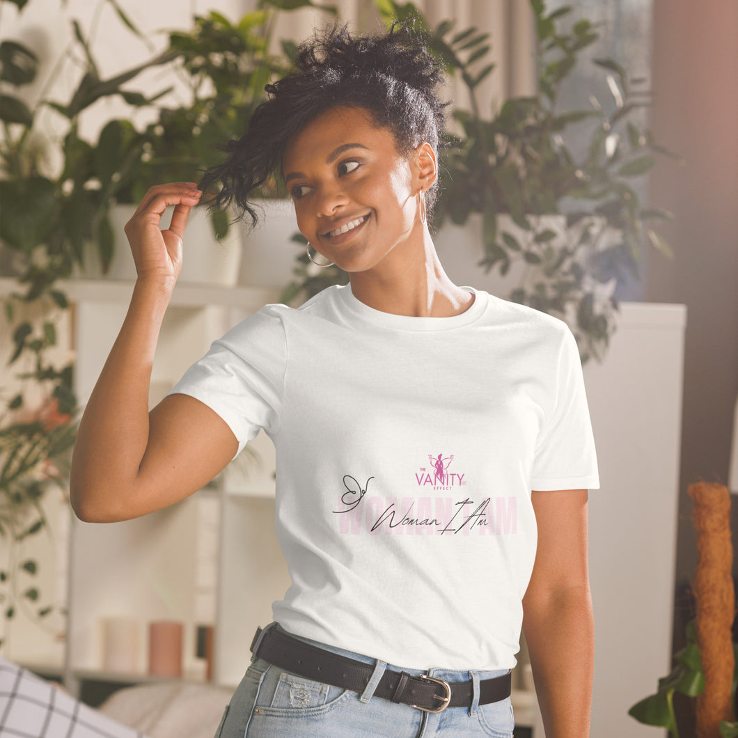 WOMAN I AM Short-Sleeve Unisex T-Shirt