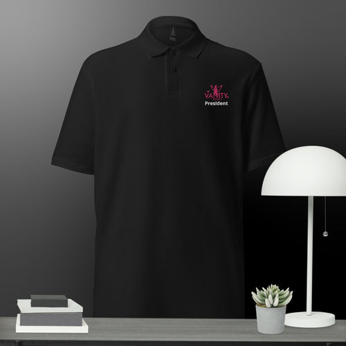 'President' pique polo shirt