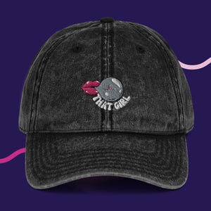 "THAT GIRL" Vintage Cotton Twill Cap