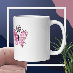 WIA White glossy mug